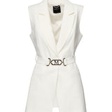 Gilet Becky con cintura 5RGN03 7115AMCDM MARCIANO BY GUESS 