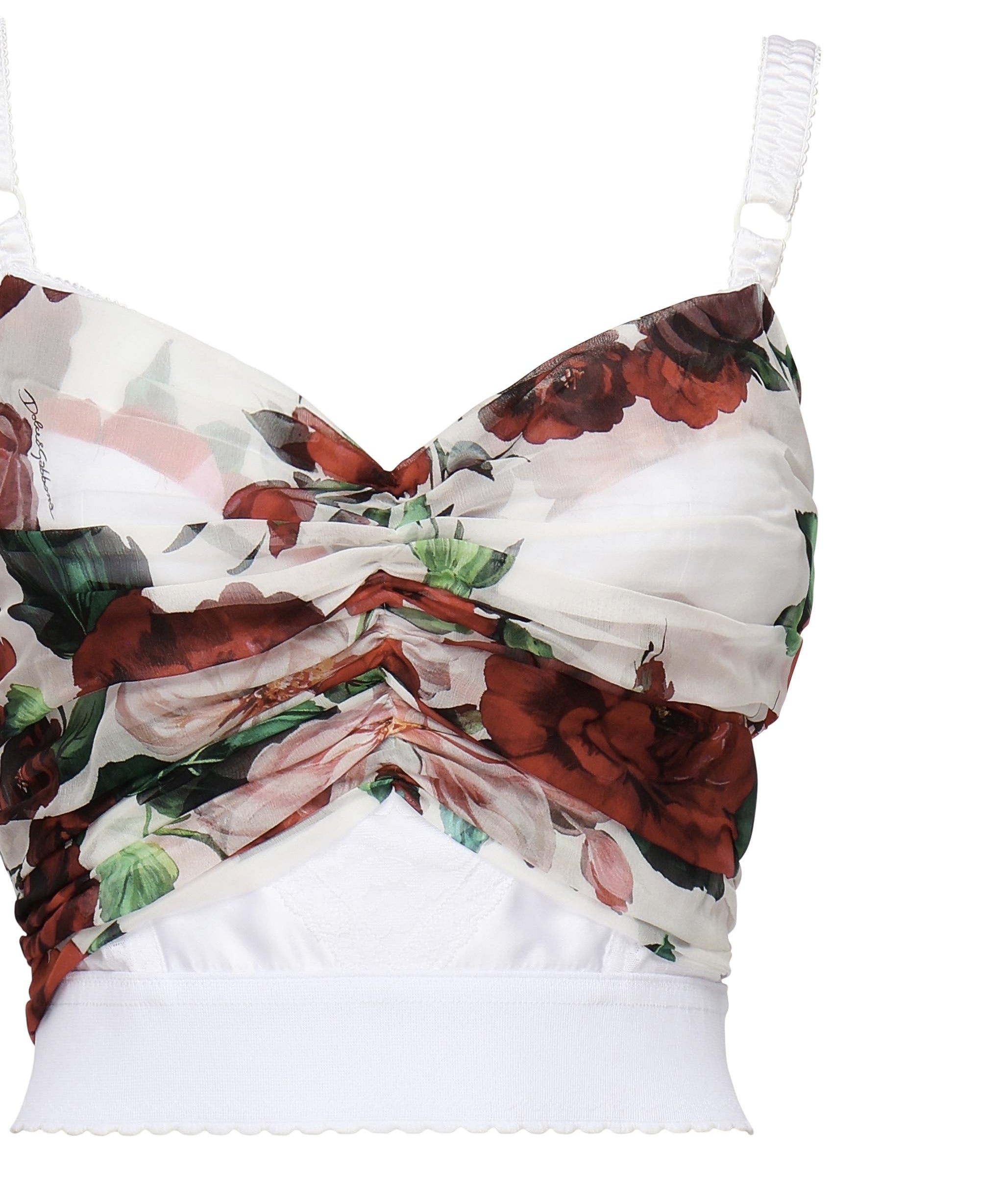 Top bustier stampa Rosa<BR/> F7AX5T IS1Y6HA5PD DOLCE & GABBANA 