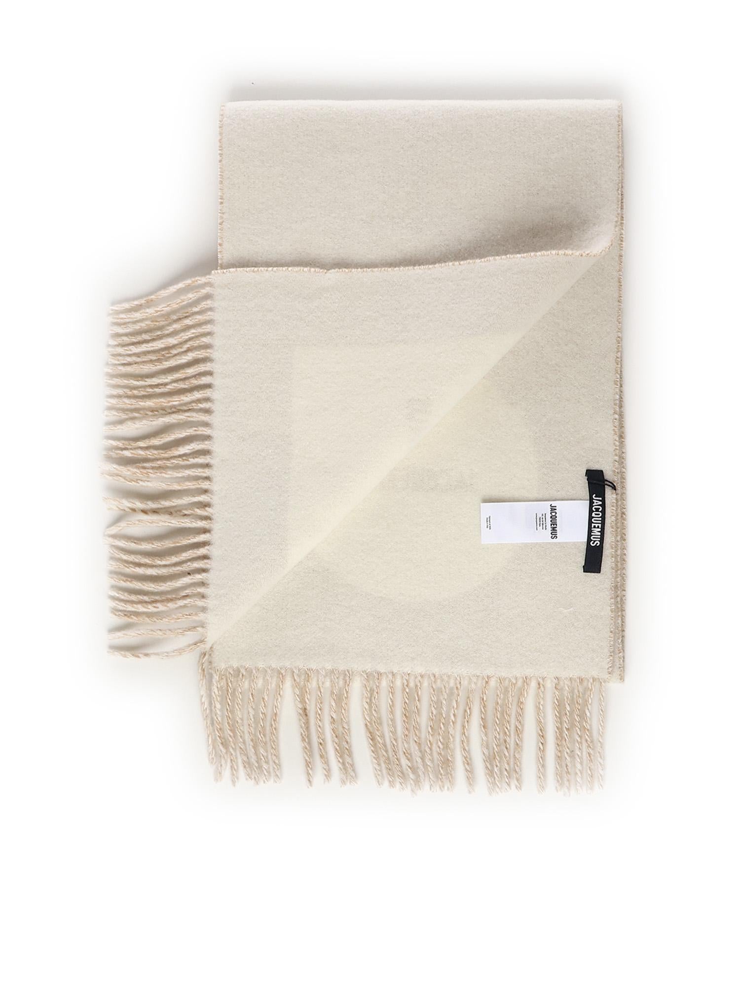 Sciarpa l'Echarpe Rond Carré in lana ACU00579AOT4044 015 JACQUEMUS 