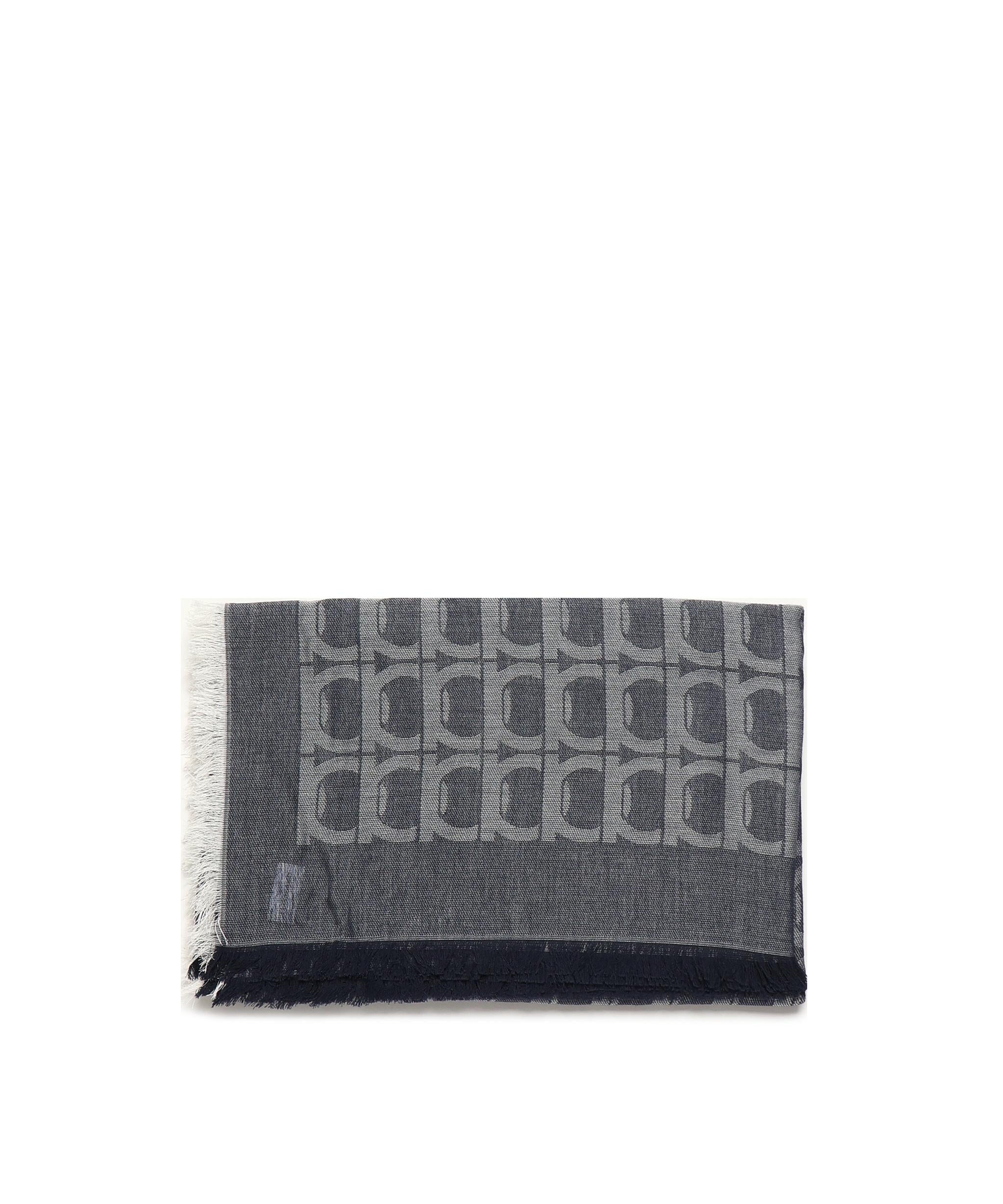 Stola jacquard Gancini Monogram 520142 785242003 FERRAGAMO 