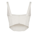 Top Corset con scollo tondo CORSET -IVORY THE ARCHIVIA 