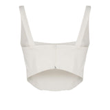 Top Corset con scollo tondo CORSET -IVORY THE ARCHIVIA 
