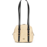 Borsa a tracolla Cubic Bag in rafia 106465 A391C24Q PINKO 