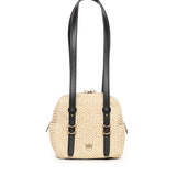 Borsa a tracolla Cubic Bag in rafia 106465 A391C24Q PINKO 