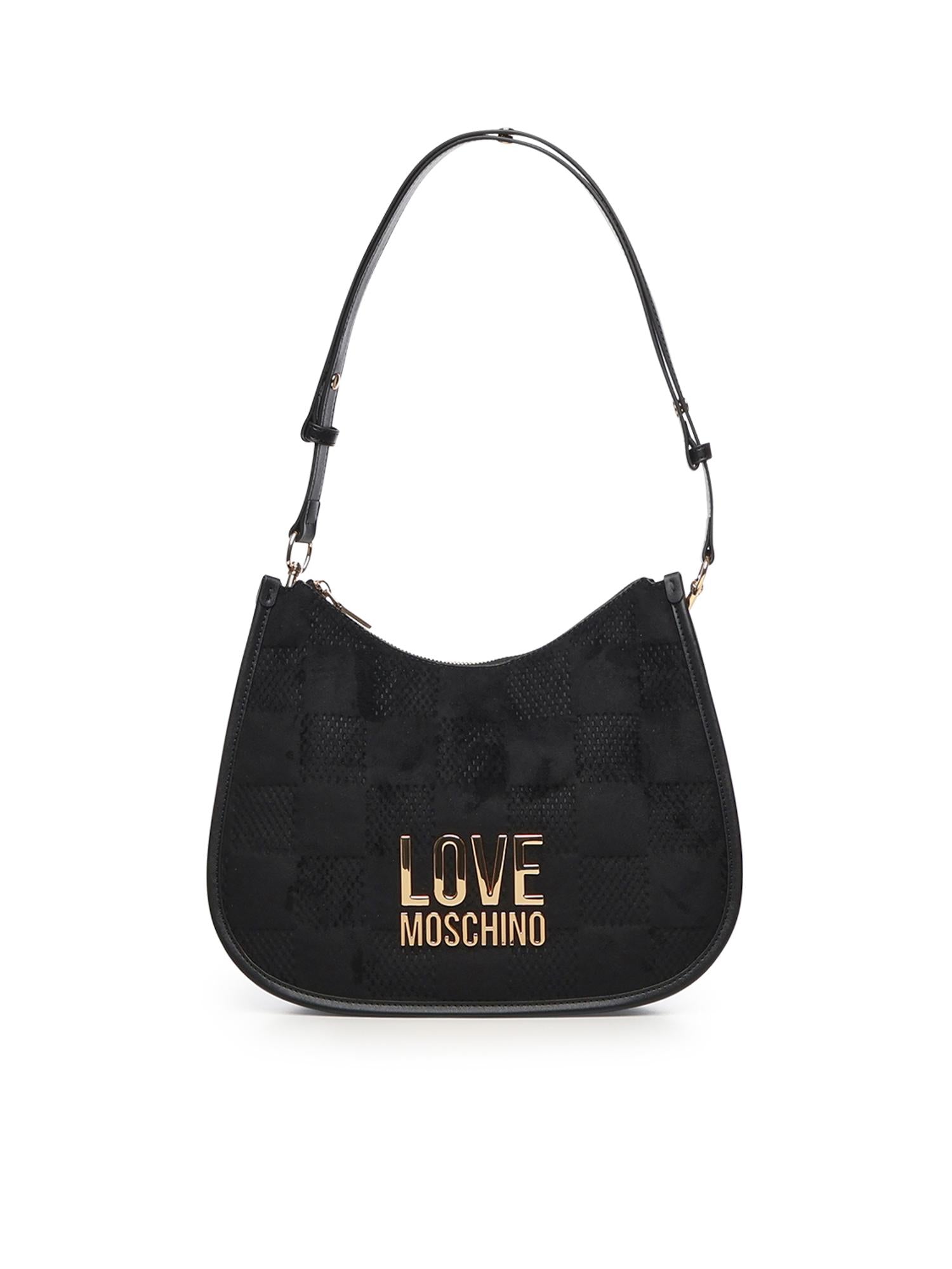 Borsa a spalla con logo JC4126PP0NKB1 00A LOVE MOSCHINO 