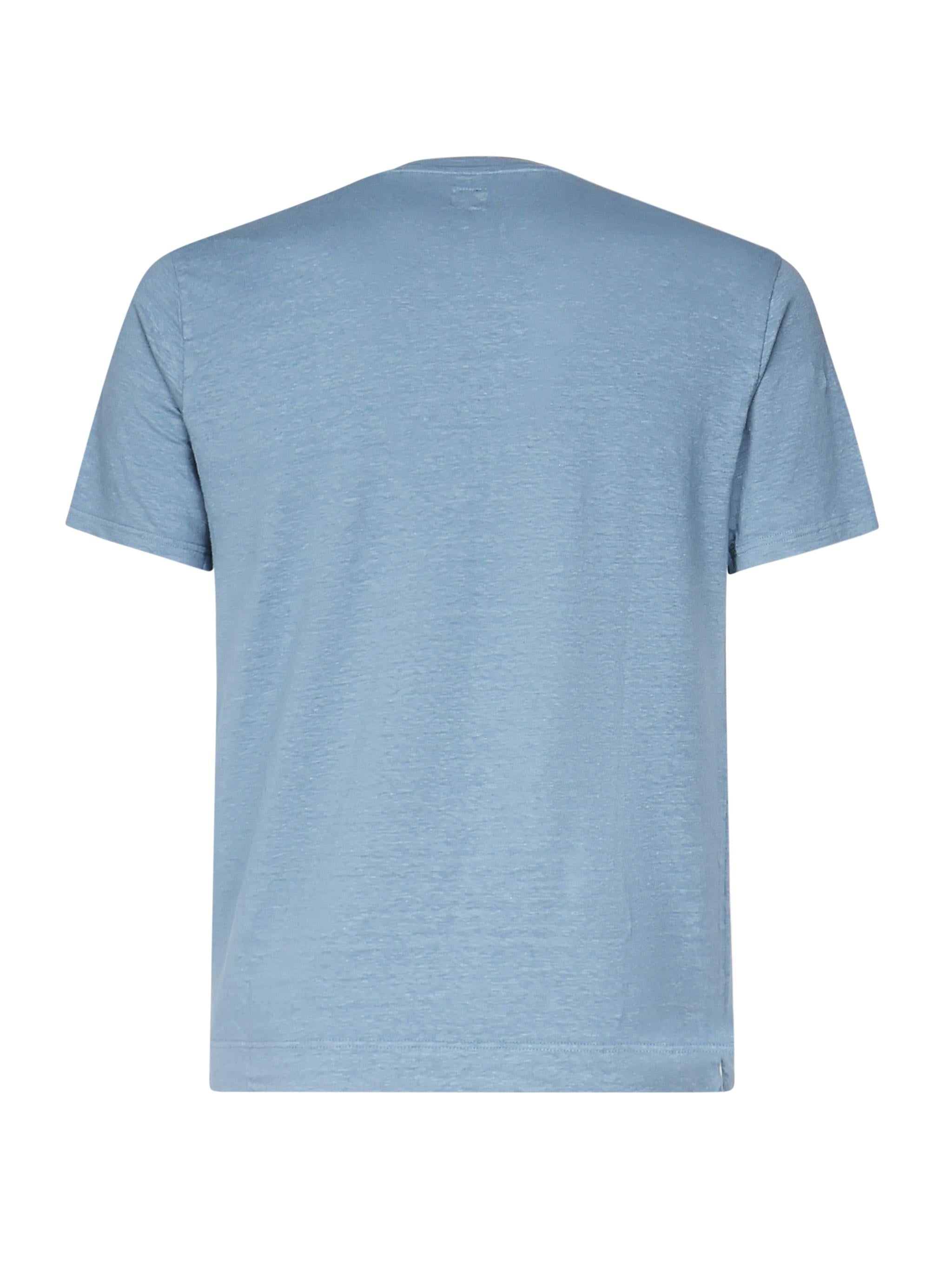 T-shirt manica corta in lino 8UED0151 917 FEDELI 