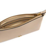 Pochette piatta in pelle con logo Love Birds 104277 A0F1C50Q PINKO 