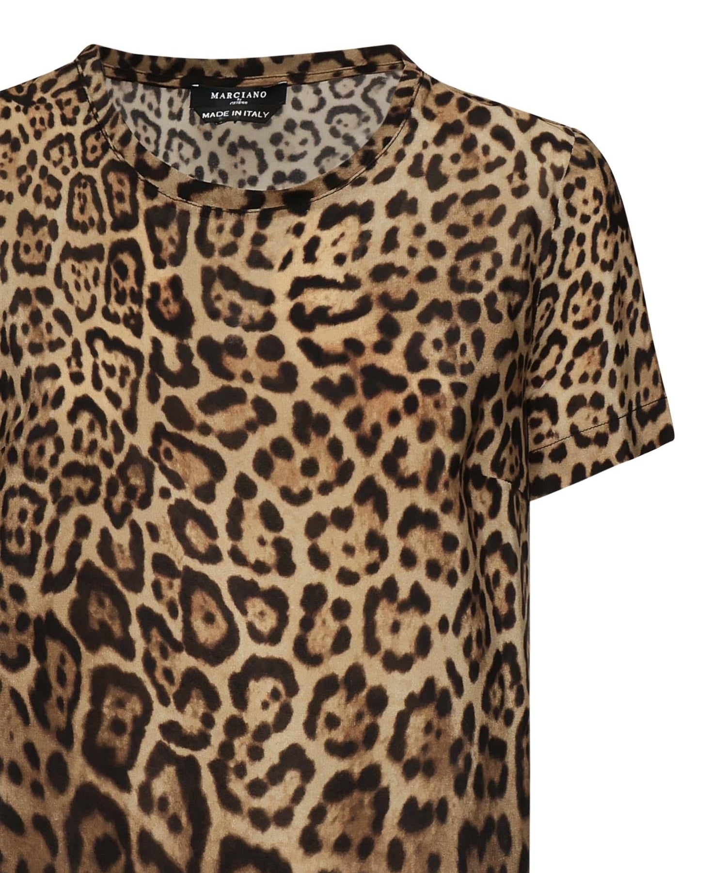 T-shirt con stampa animalier 5YGH29 7320AP1TO MARCIANO BY GUESS 