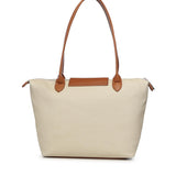 Borsa shopping Responsible con logo 73BS9N001 RESPONSIBLEOFF WHITE/CUOIO V° 73 