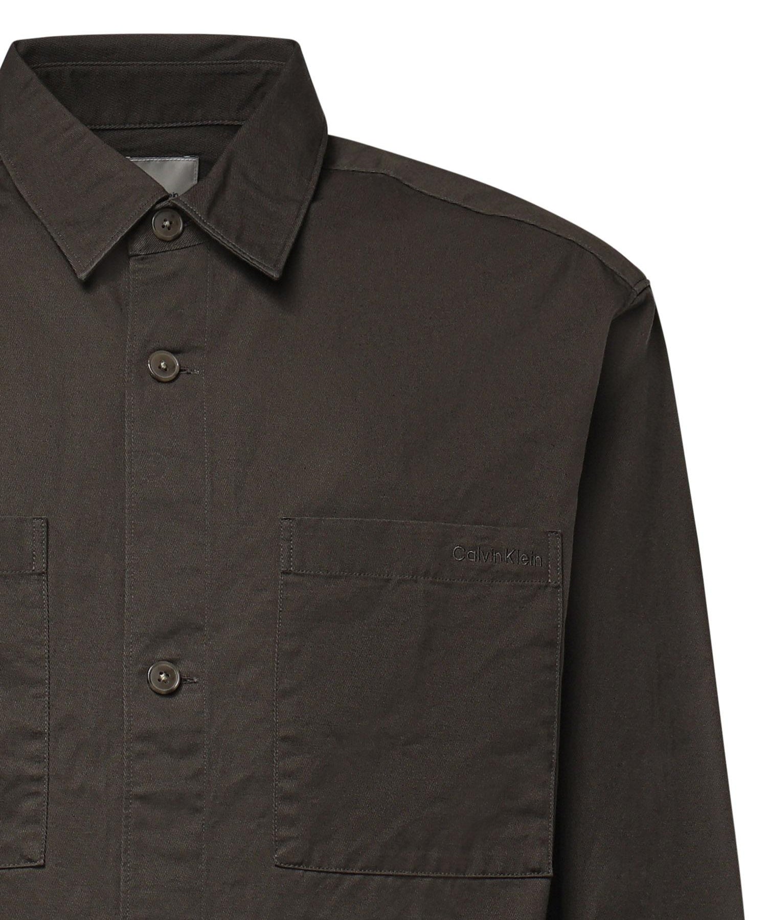 Camicia in misto cotone con logo LV04LG104G PAR CALVIN KLEIN 