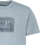 T-shirt in jersey di cotone con logo 20CMTS723A 005100W809 C.P. COMPANY 