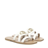 Ciabatte flat con logo SA5083P010201065  LIU JO 