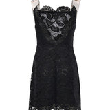 Mini abito Lakeside in pizzo CD4101 BLACK FOR LOVE & LEMONS 