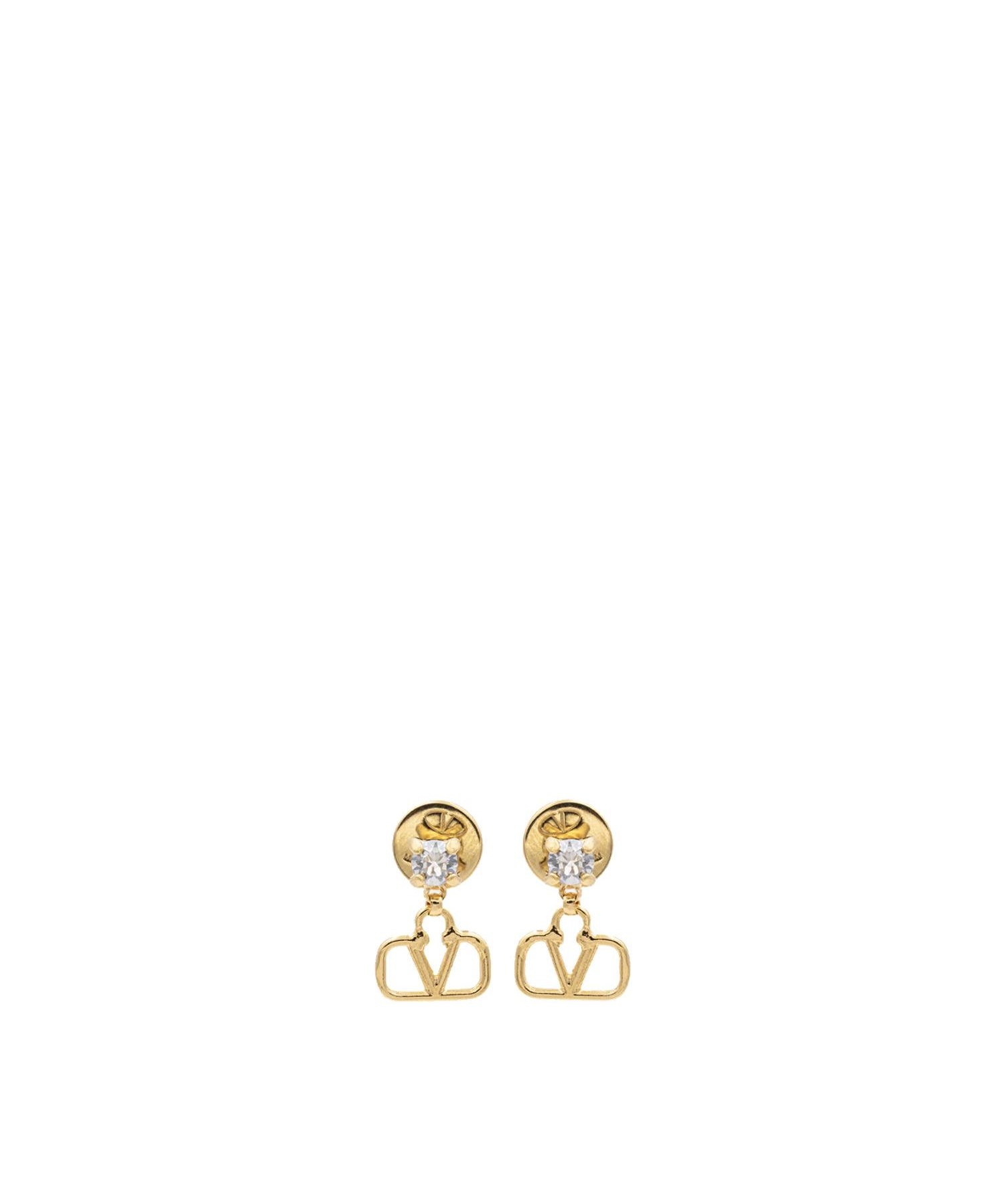 Orecchini VLogo Signature in metallo e cristalli Swarovski® 8W2J0H29 YCWMH5 VALENTINO GARAVANI 