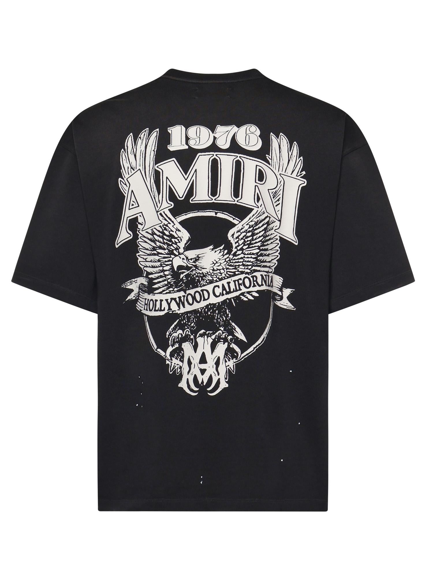 T-shirt Eagle con logo AMTOJR1024 001 AMIRI 