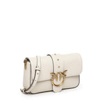 Borsa a spalla piccola Mini Love Bag Slouchy in pelle 105824 A0QOZ14Q PINKO 