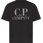 T-shirt in jersey di cotone con logo 20CMTS086A 005100W999 C.P. COMPANY 