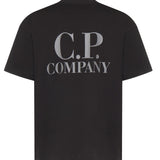 T-shirt in jersey di cotone con logo 20CMTS086A 005100W999 C.P. COMPANY 