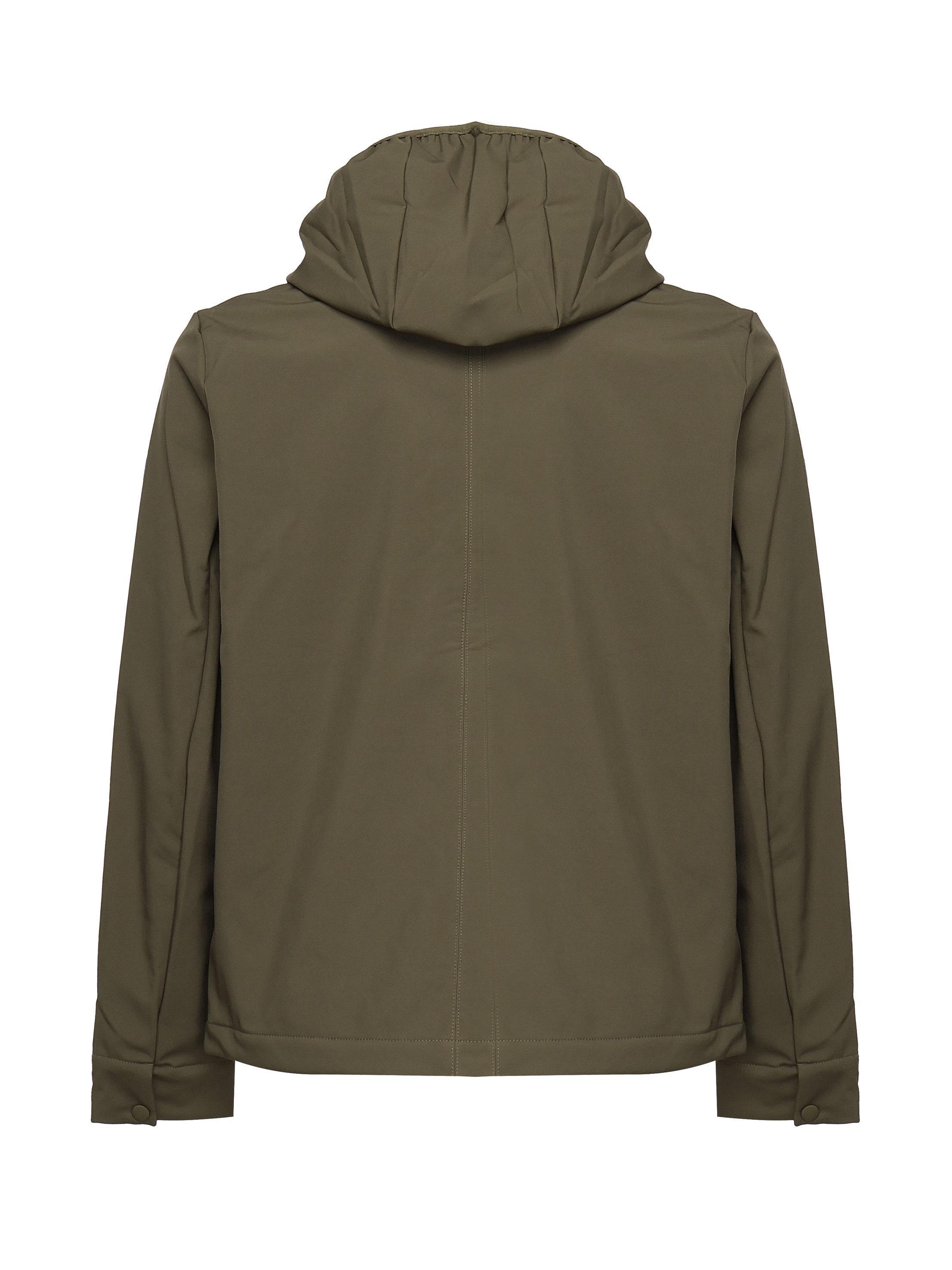 Giubbino con cappuccio JKGC7FJ01U ARMORVERDE MILITARE JAKED 
