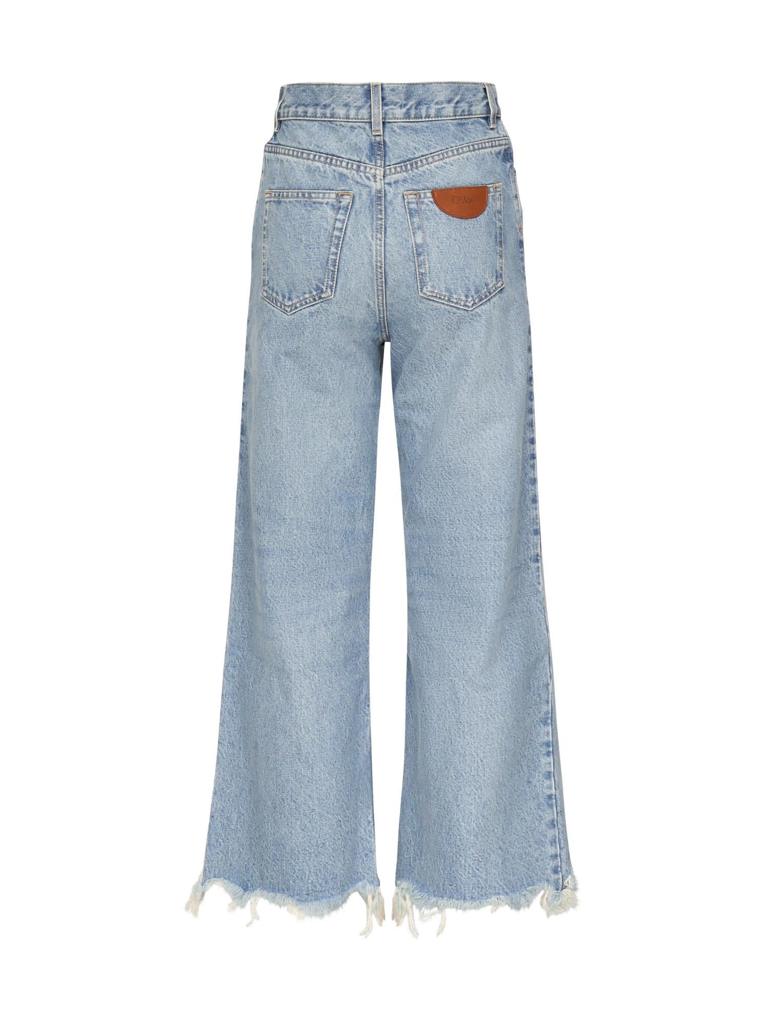 Jeans cropped in denim CHC25UDP33253 44N CHLOÉ 