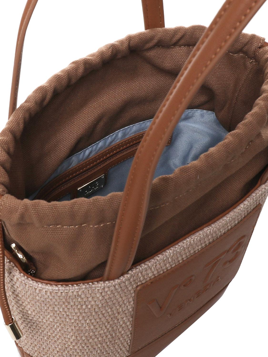 Borsa shopping Cat 73BS7OG02 CATNATURALE/CUOIO V° 73 