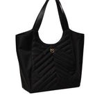 Borsa shopper in tessuto trapunta puzzle 104536 A1EUZ99Q PINKO 