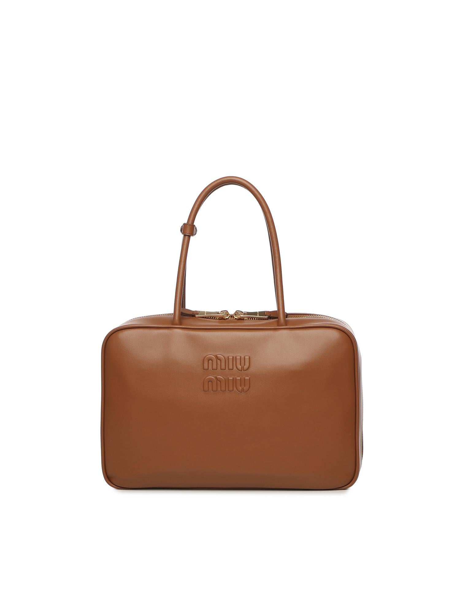 Borsa Beau in pelle<BR/> 5BB117 2CRWF0046 MIU MIU 