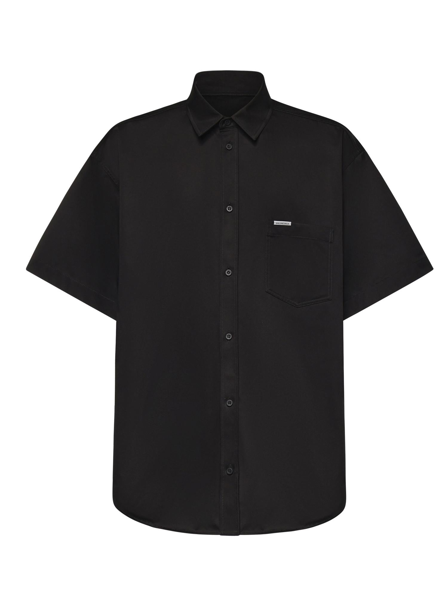 Camicia in cotone con logo 871286 TSP131000 BALENCIAGA 