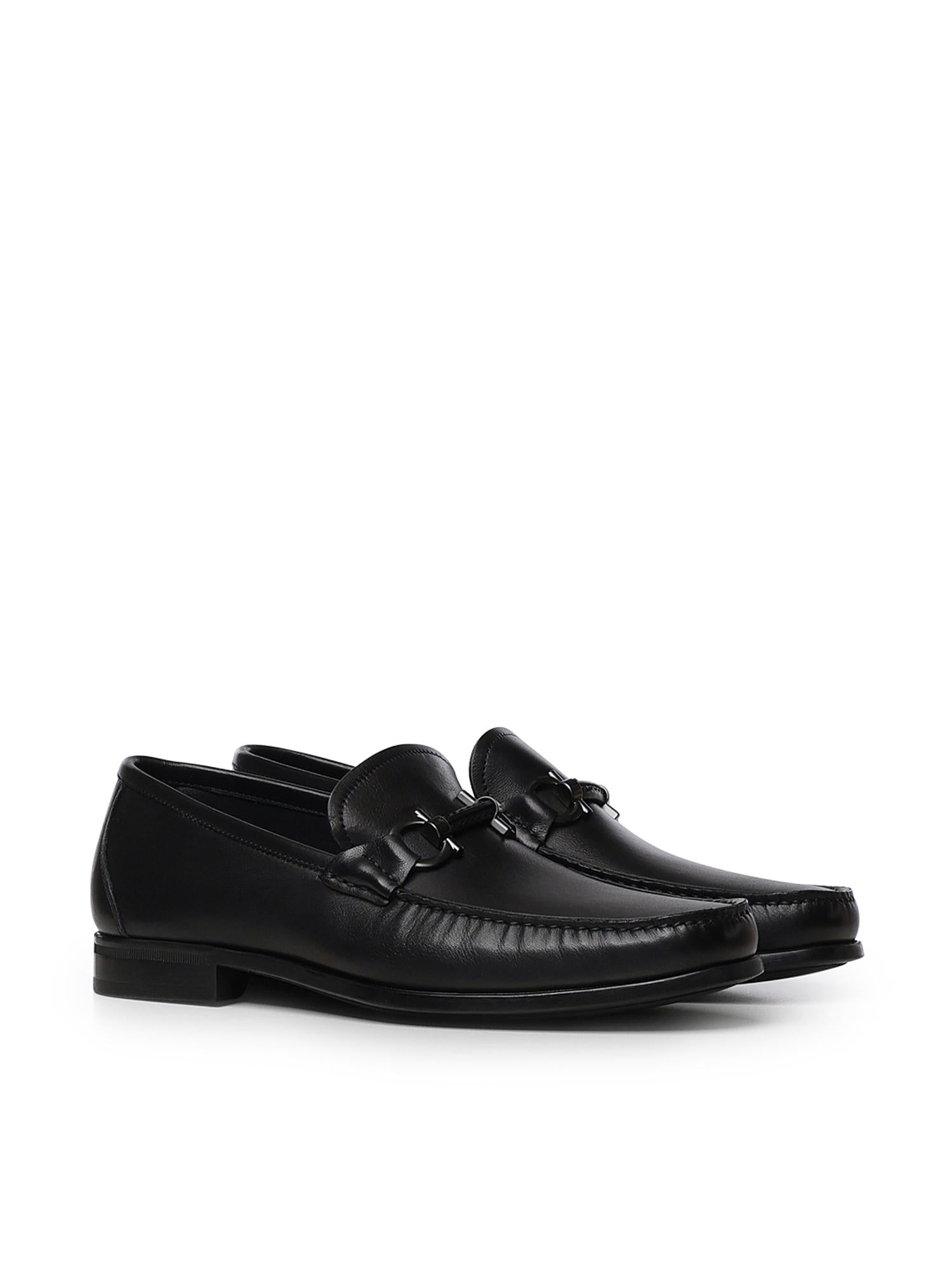 Mocassino Gancini in pelle 02A783 793315001 FERRAGAMO 