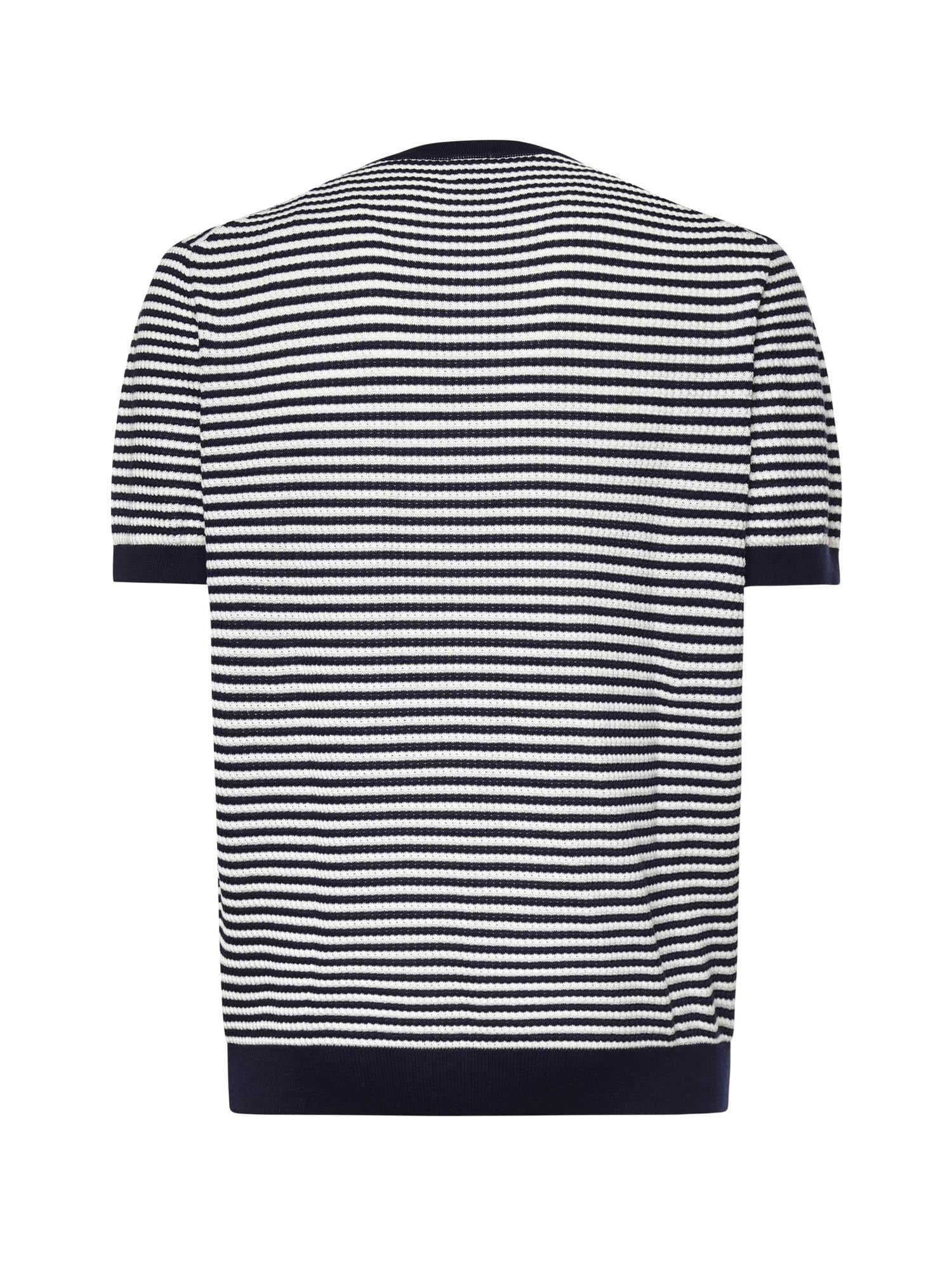 T-shirt a righe in cotone<BR/> M76MAGM57MAG0M037 11-01 ELEVENTY 