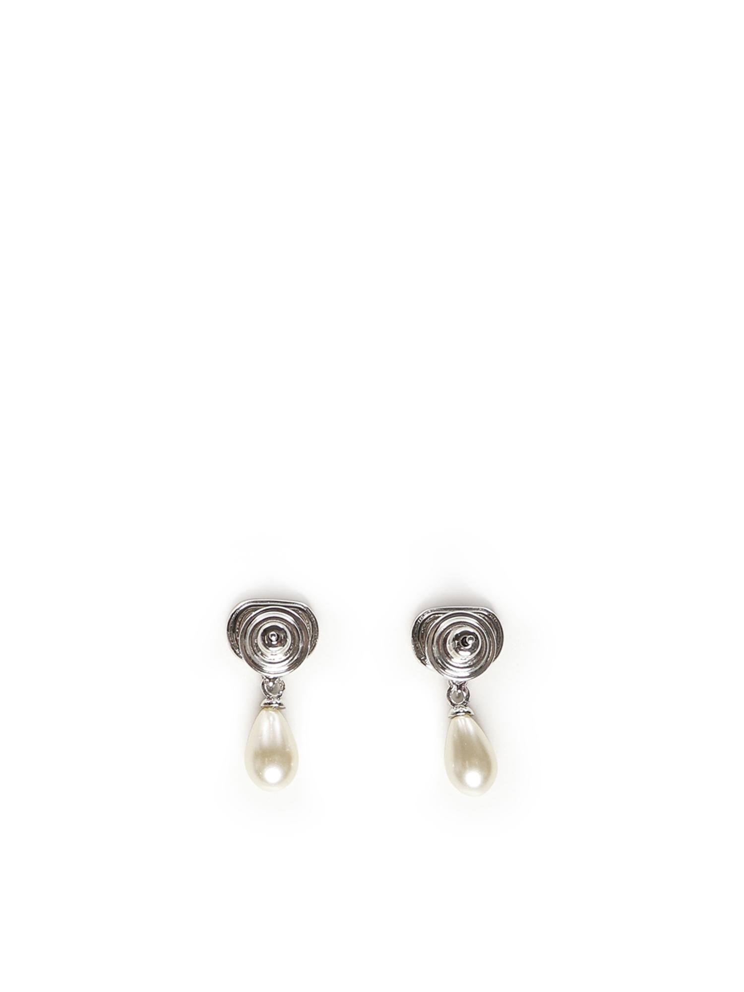 Orecchini Ovalette in metallo, perle e cristalli Swarovski® 8W2J0BG8 WKDDFF VALENTINO GARAVANI 