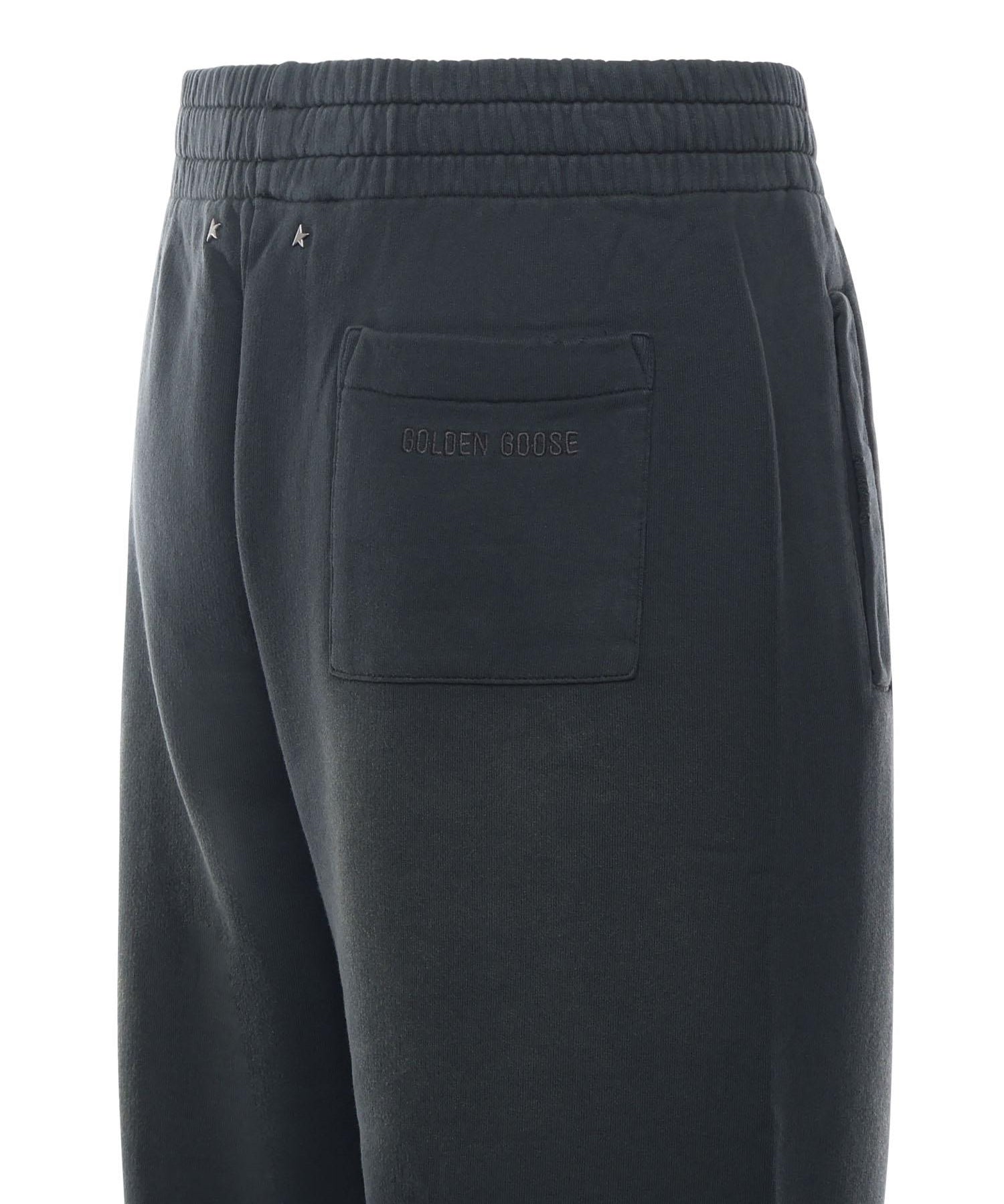 Pantalone jogging in cotone GUP02205 P00214790498 GOLDEN GOOSE 