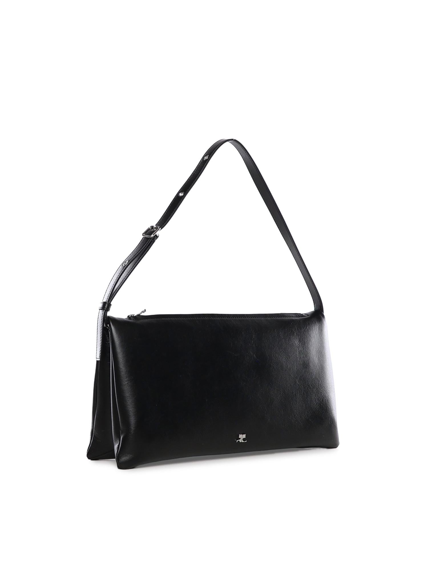 Borsa a spalla con logo 126GSA204CV0050 9999 COURREGES 