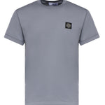 T-shirt con patch Compass in jersey di cotone L1S152100027 S0013V0024 STONE ISLAND 