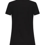 T-shirt con ricamo logo lettering 101752 A2RDZ99 PINKO 
