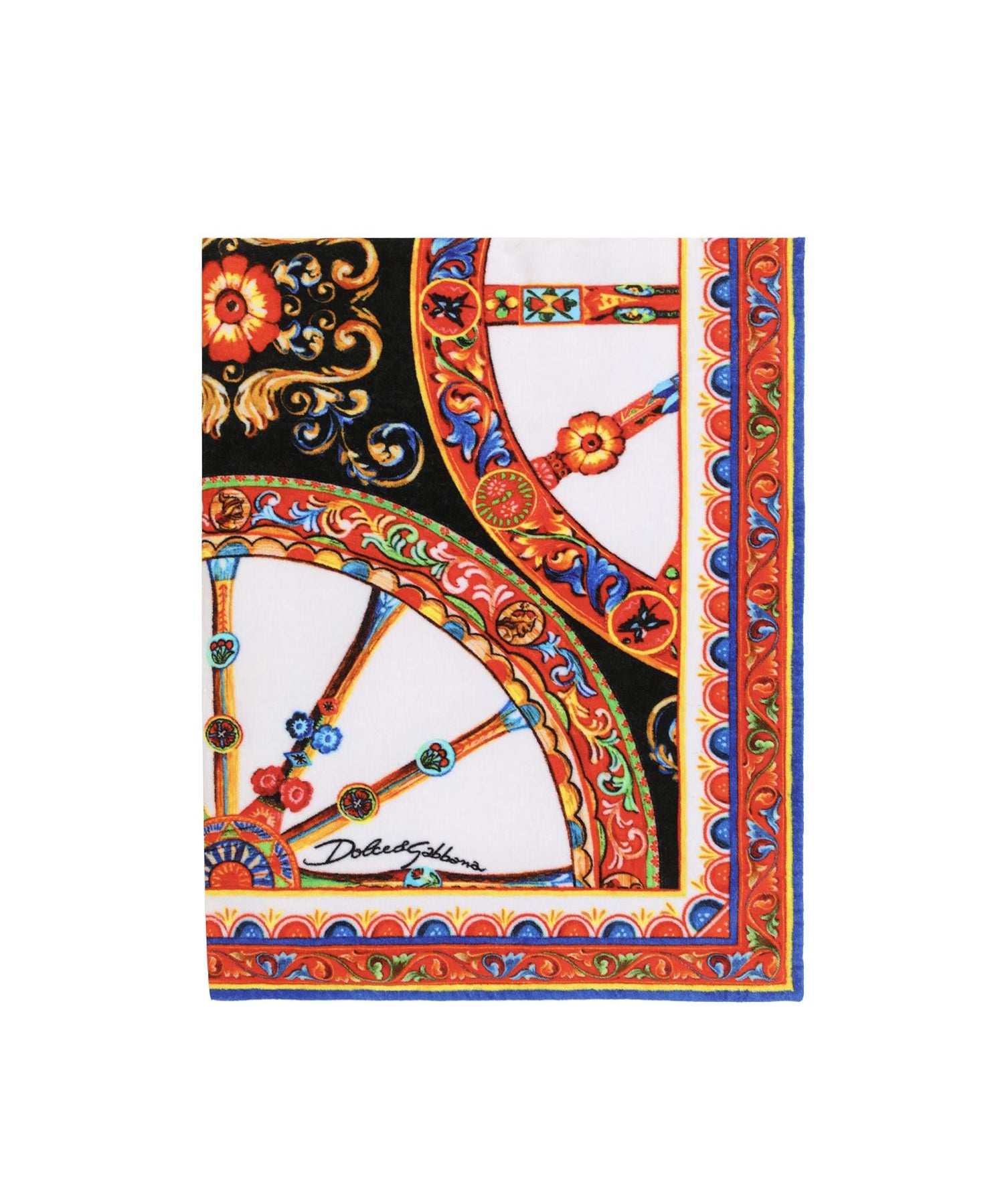 Telo mare in spugna stampa carretto O5A03J II7LHHD6CK DOLCE & GABBANA 