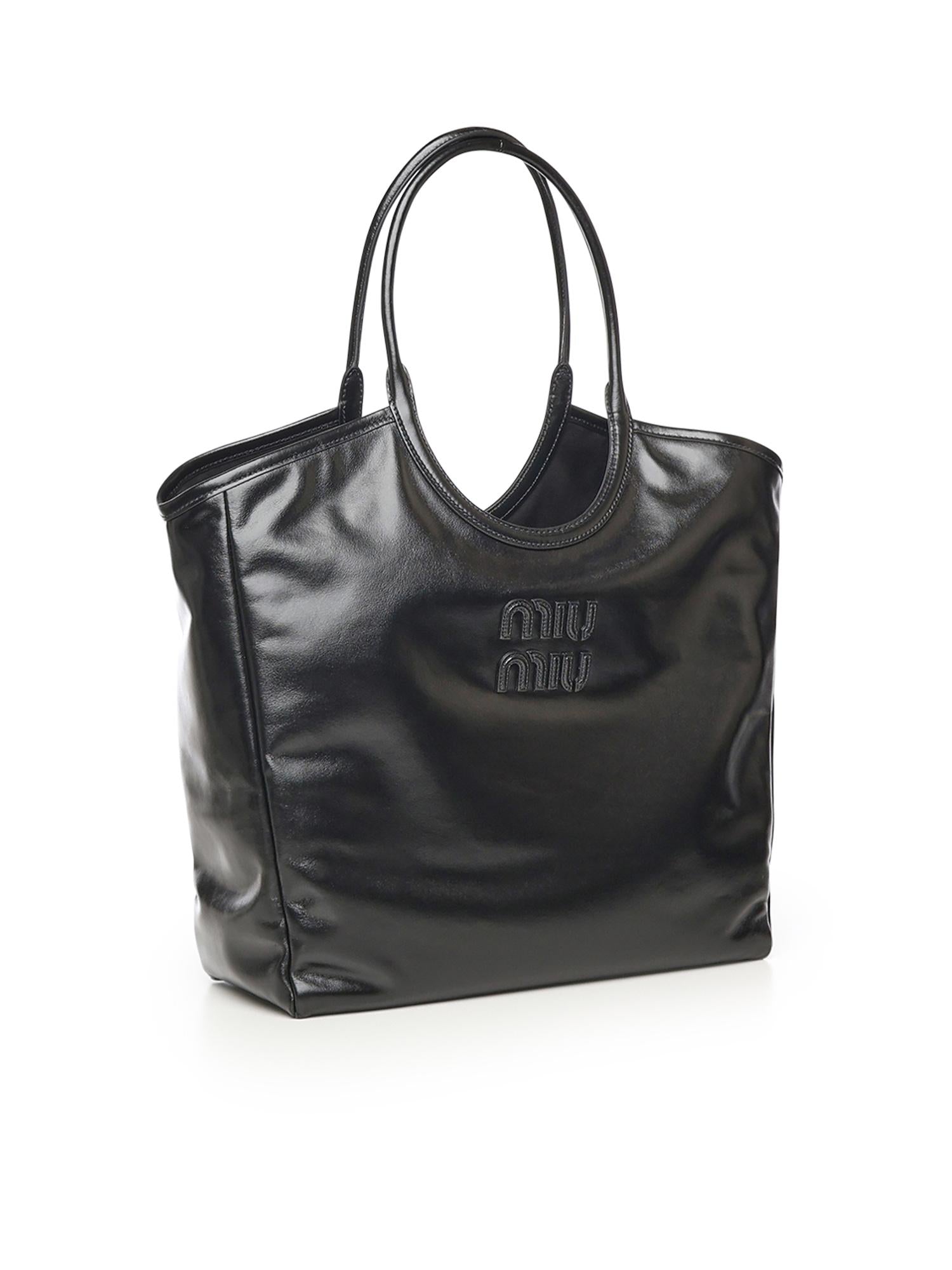 Borsa IVY in pelle<BR/> 5BG321 2IEOF0002 MIU MIU 
