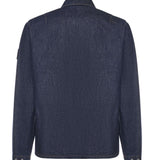 Overshirt in denim con logo L1S141200002 S00J7VJ201 STONE ISLAND 