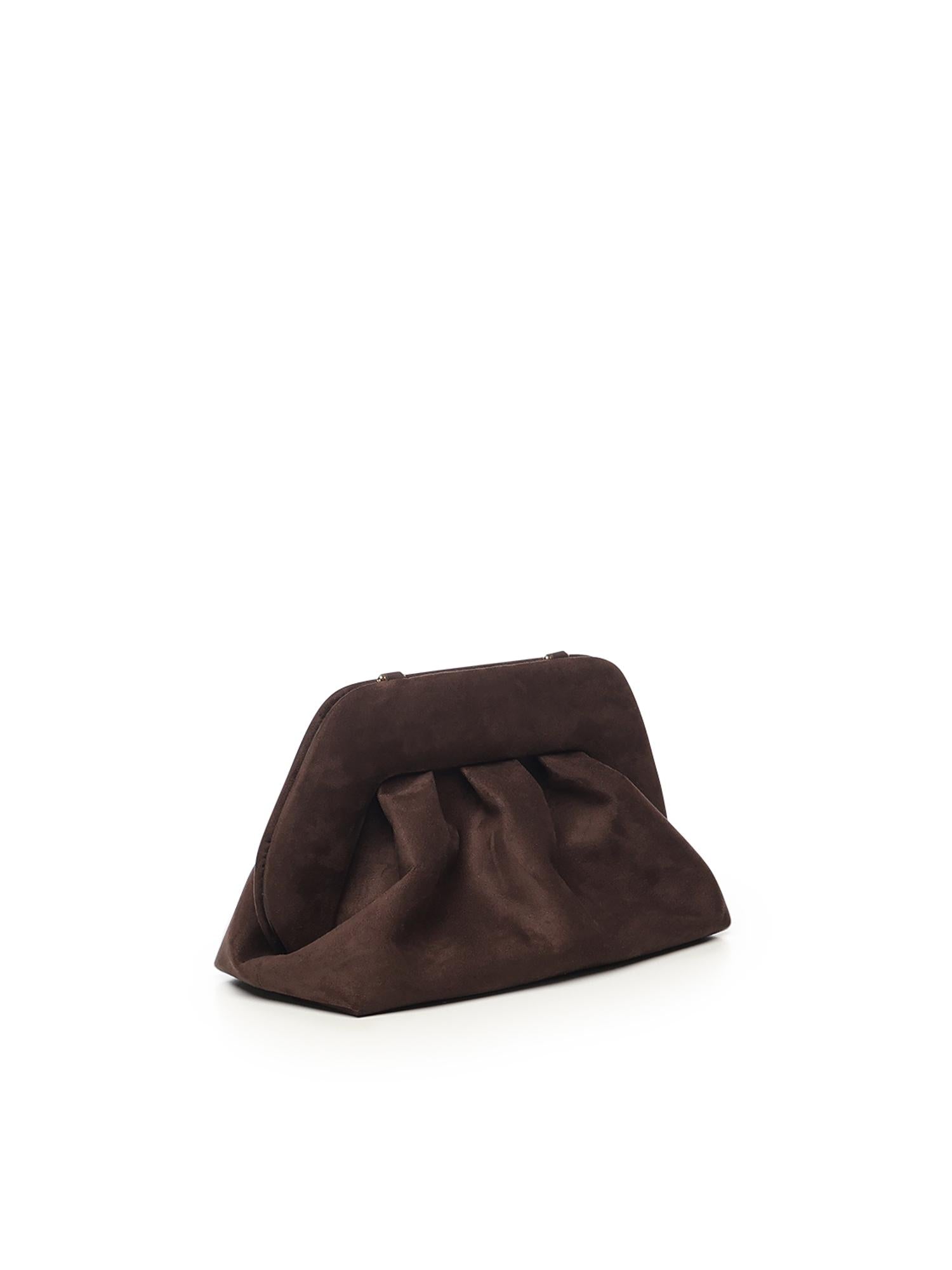 Clutch Tia suede TMFW25TSUE109 EBONY THEMOIRè 