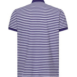 Polo a righe in cotone con logo 710956682 503 POLO RALPH LAUREN 
