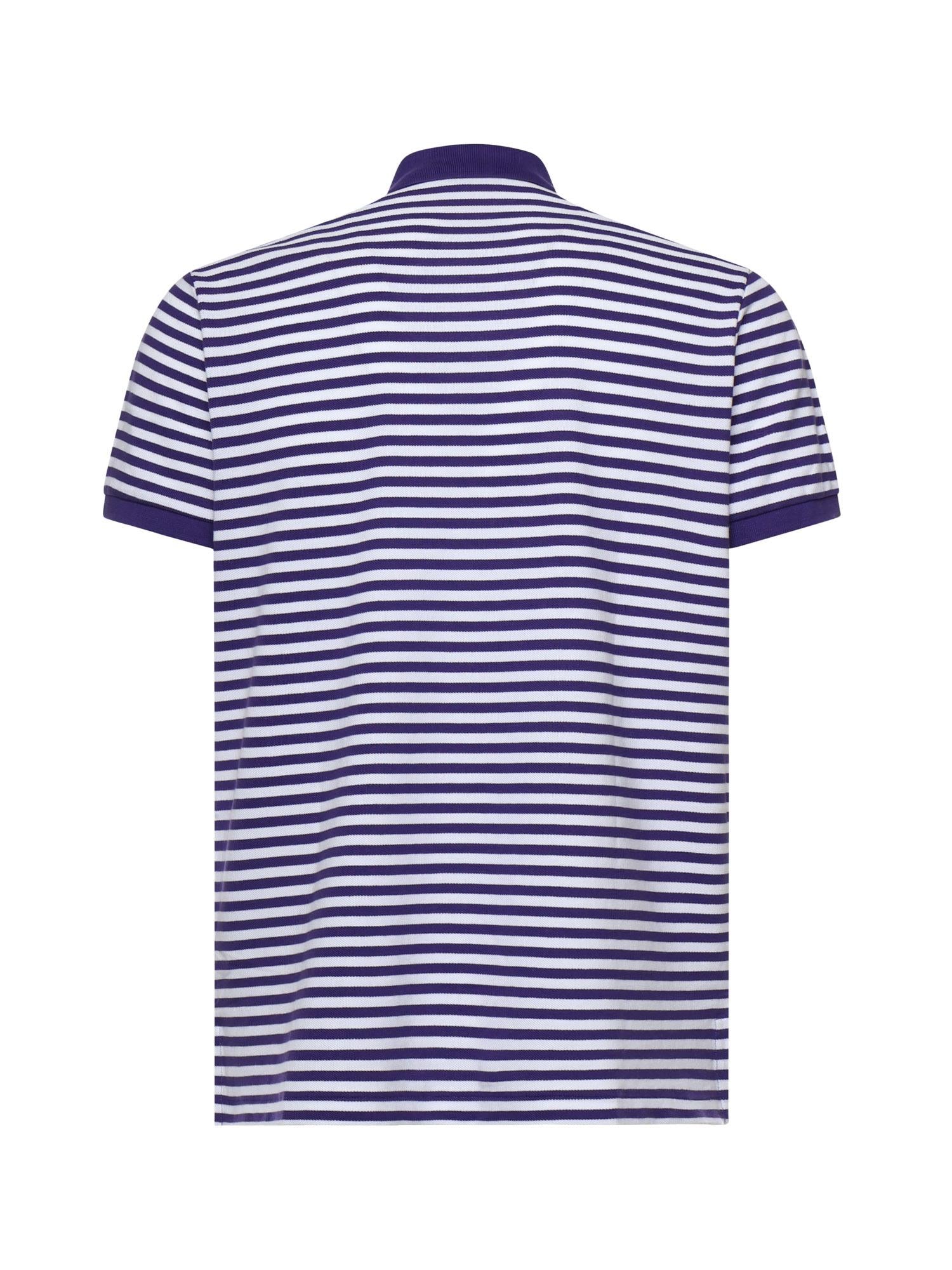 Polo a righe in cotone con logo 710956682 503 POLO RALPH LAUREN 