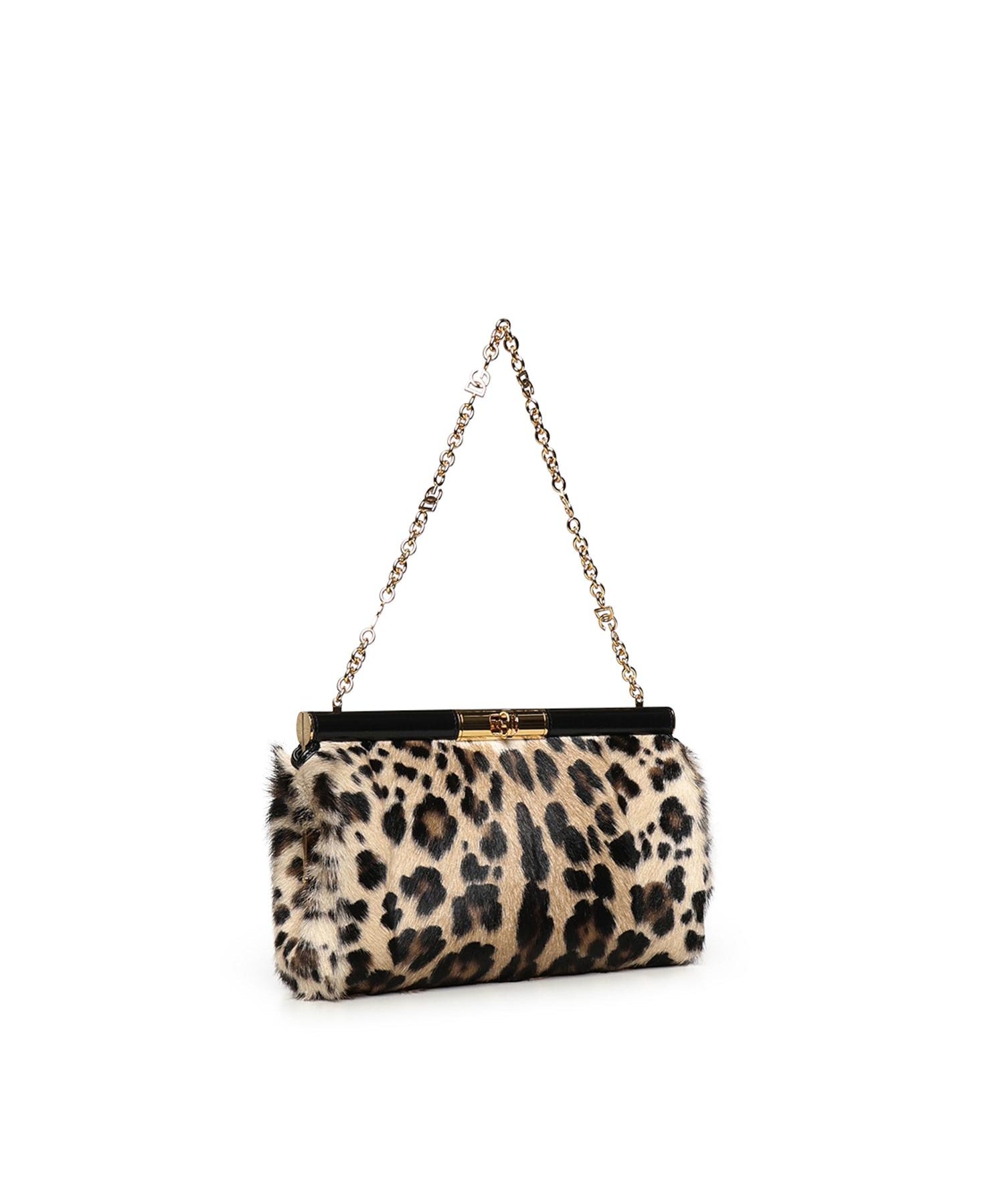 Borsa a spalla Marlene in capra kid leo BB7672 A086389738 DOLCE & GABBANA 