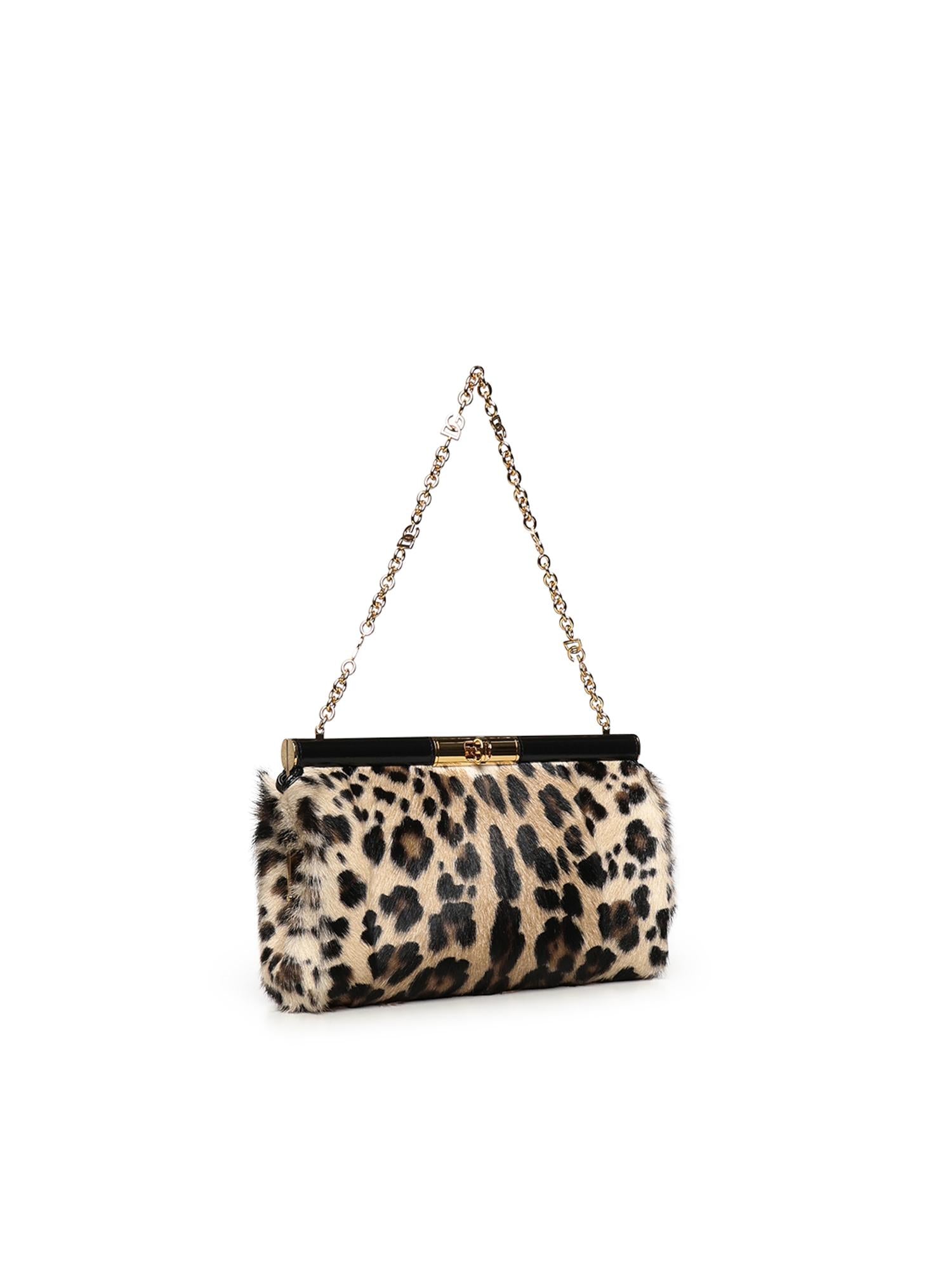 Borsa a spalla Marlene in capra kid leo BB7672 A086389738 DOLCE & GABBANA 