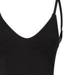 Abito lungo con schiena scoperta AUS5NINFEA BLACK ALBERTO AUDENINO 