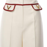 Pantaloni in crepe couture 7B3RB654 1CFAS0 VALENTINO GARAVANI 