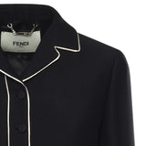Giacca in lana e seta FJ7665 AC4GF0GME FENDI 