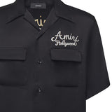 Camicia Hollywood in cotone AMSTCA1196 001 AMIRI 