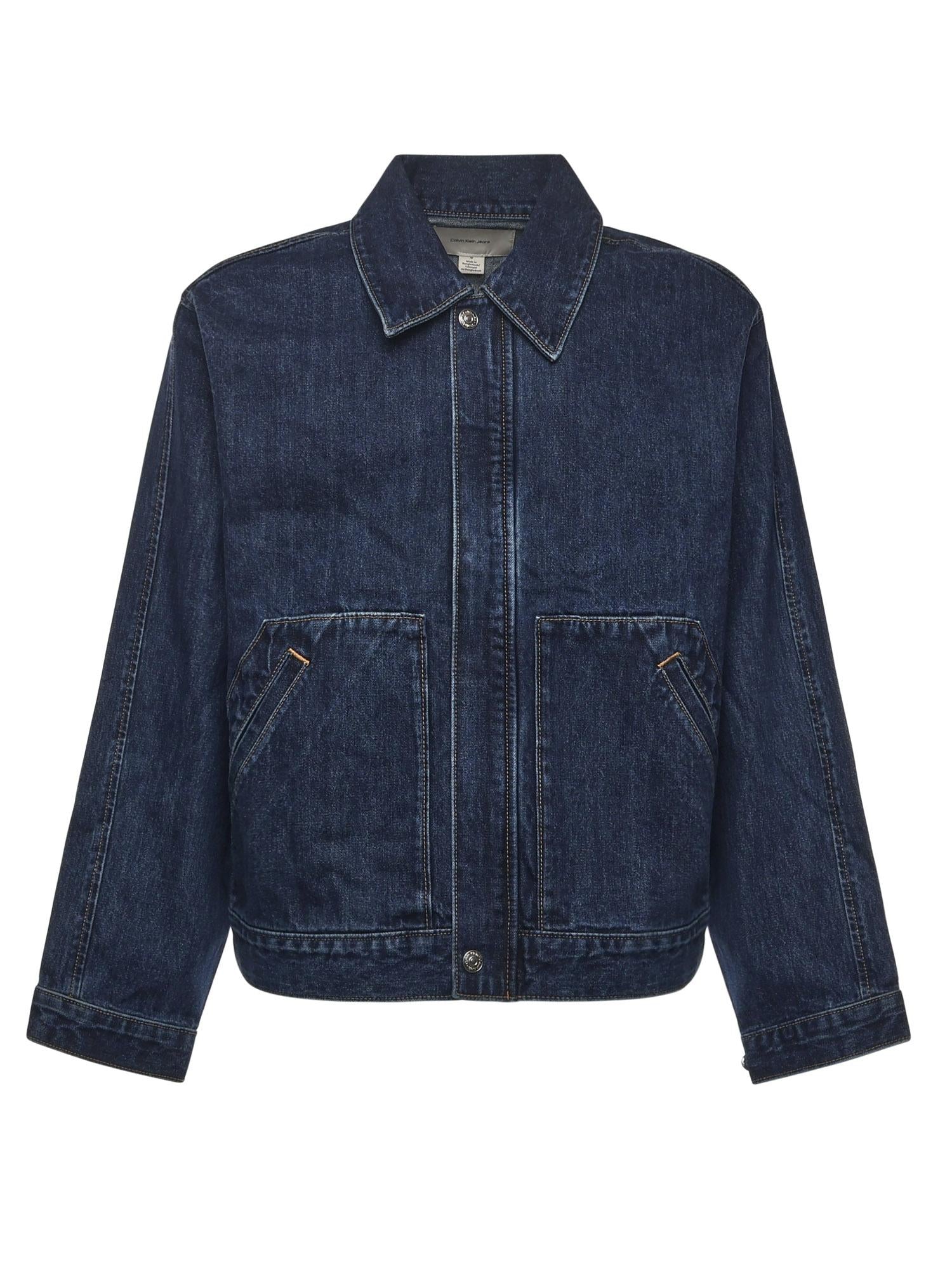 Giacca in denim LV04RD743G 0JX CALVIN KLEIN 