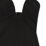 Abito midi da sera con scollo sagomato 105021 A2GSZ99 PINKO 