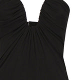 Abito midi da sera con scollo sagomato 105021 A2GSZ99 PINKO 
